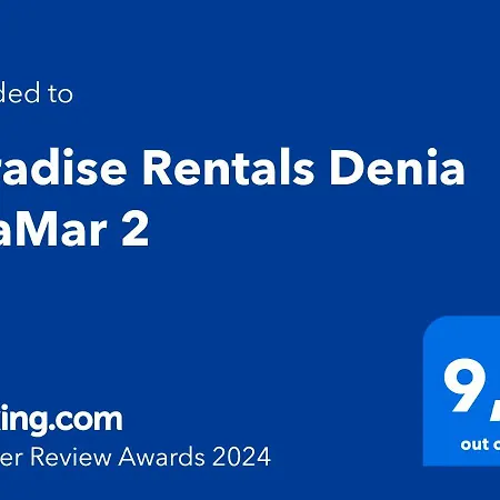 Apartament Paradise Vilamar 2 Denia